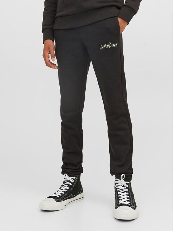 Jack&Jones Junior Jack&Jones Junior Spodnji del trenirke 12237173 Črna Comfort Fit