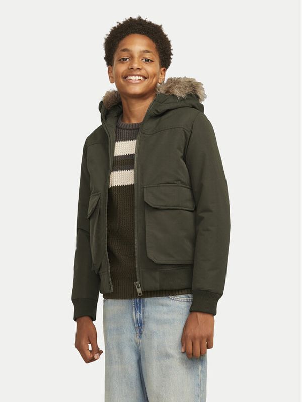 Jack&Jones Junior Jack&Jones Junior Zimska jakna 12258512 Zelena Regular Fit