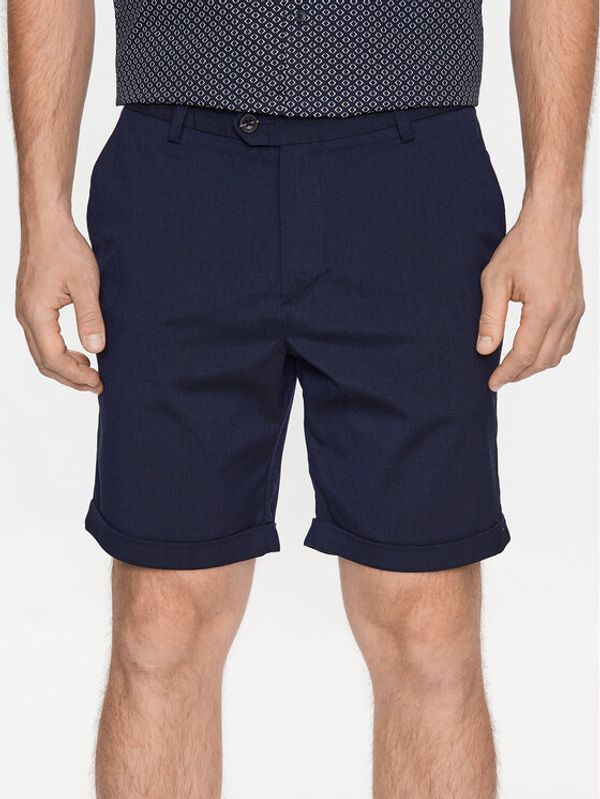 Jack&Jones Jack&Jones Kratke hlače iz tkanine Connor 12186937 Mornarsko modra Regular Fit