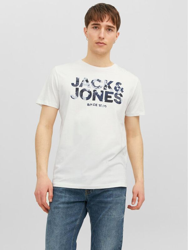 Jack&Jones Jack&Jones Majica 12235189 Bela Regular Fit