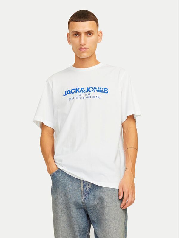 Jack&Jones Jack&Jones Majica Alvis 12256803 Bela Standard Fit