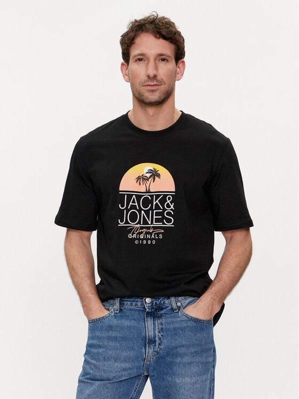 Jack&Jones Jack&Jones Majica Casey 12255238 Črna Standard Fit