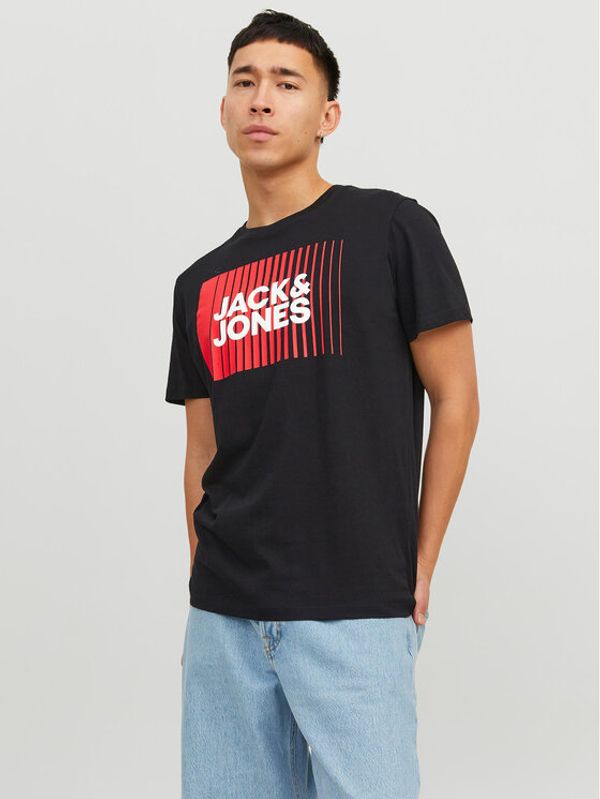 Jack&Jones Jack&Jones Majica Corp 12233999 Črna Standard Fit