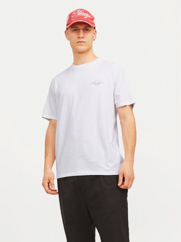 Jack&Jones Jack&Jones Majica Erris 12256799 Bela Standard Fit