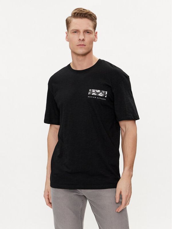 Jack&Jones Jack&Jones Majica Guru 12249187 Črna Relaxed Fit