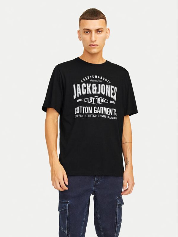 Jack&Jones Jack&Jones Majica Jeans 12256779 Črna Standard Fit