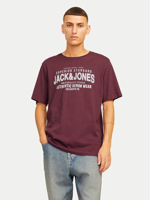 Jack&Jones Jack&Jones Majica Jeans 12256779 Rdeča Standard Fit