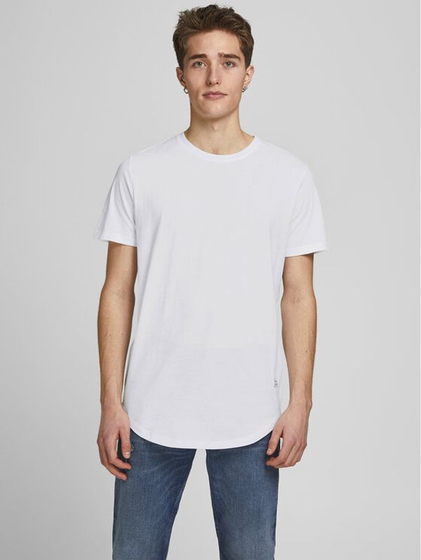 Jack&Jones Jack&Jones Majica Jjenoa 12113648 Bela Long Line Fit