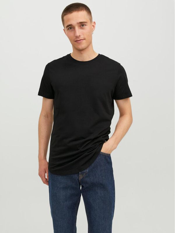 Jack&Jones Jack&Jones Majica Jjenoa 12113648 Črna Long Line Fit