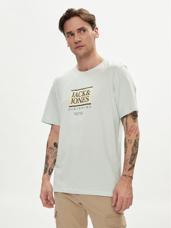 Jack&Jones Jack&Jones Majica Lafayette 12252681 Modra Standard Fit