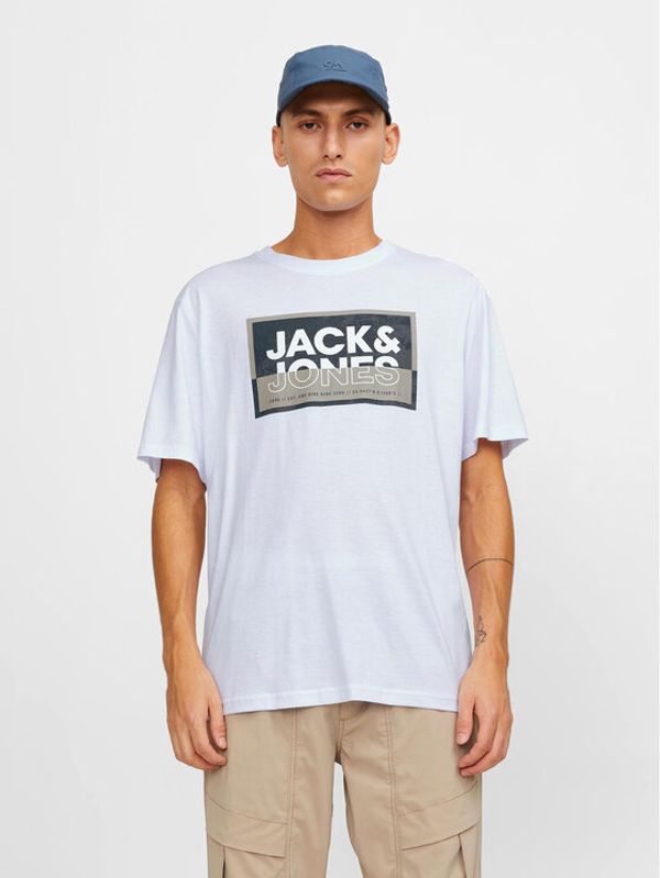 Jack&Jones Jack&Jones Majica Logan 12253442 Bela Standard Fit