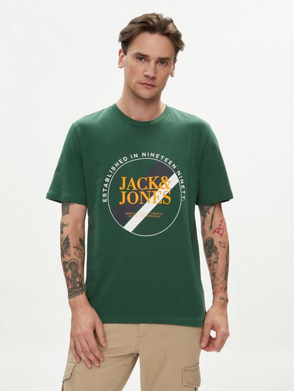 Jack&Jones Jack&Jones Majica Loof 12248624 Zelena Standard Fit