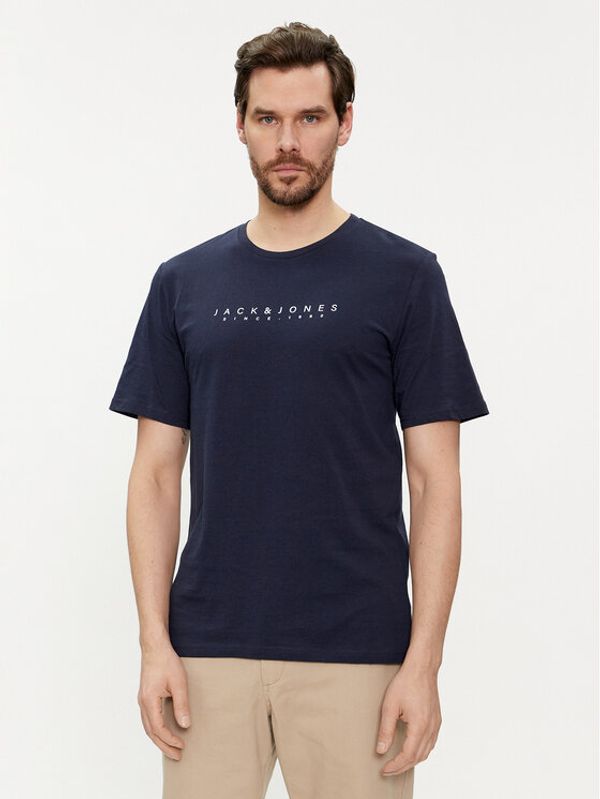 Jack&Jones Jack&Jones Majica Setra 12247985 Mornarsko modra Standard Fit