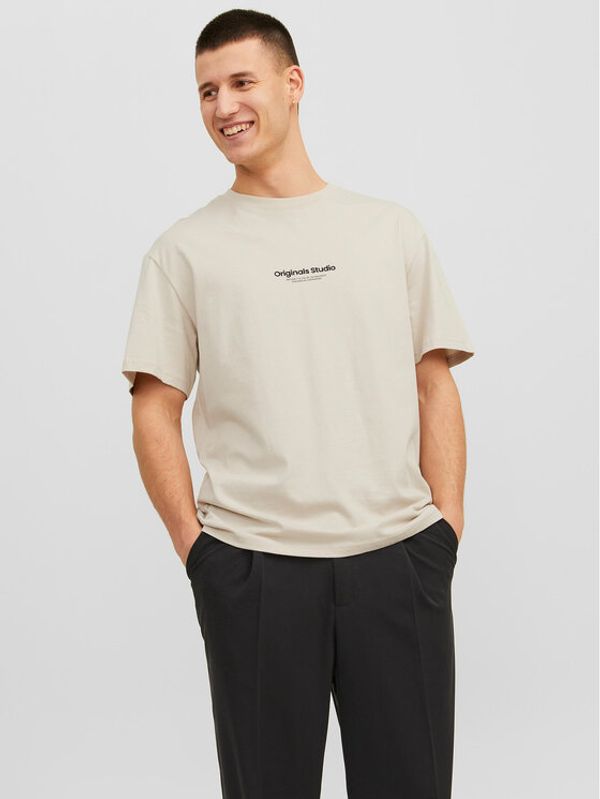 Jack&Jones Jack&Jones Majica Vesterbro 12240121 Bež Relaxed Fit