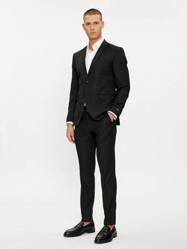 Jack&Jones Jack&Jones Obleka Solaris 12148166 Črna Super Slim Fit