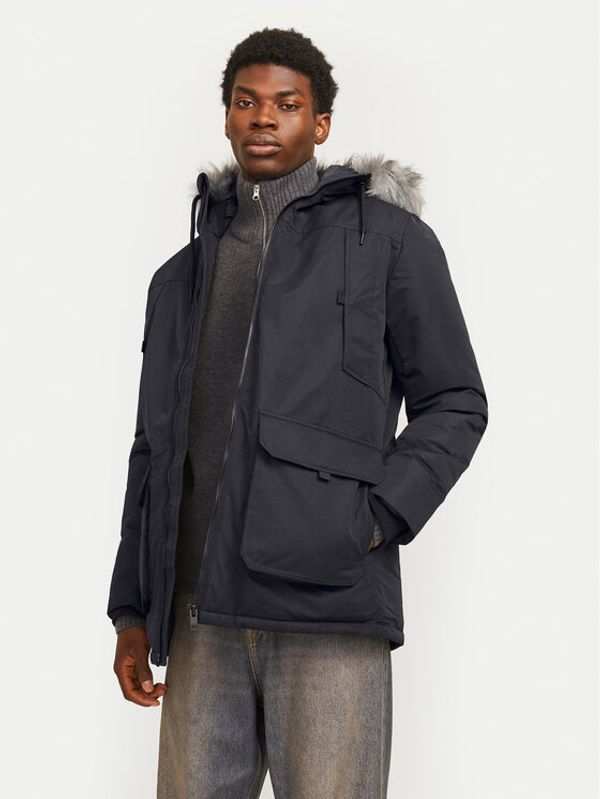 Jack&Jones Jack&Jones Parka Construct 12258406 Črna Regular Fit