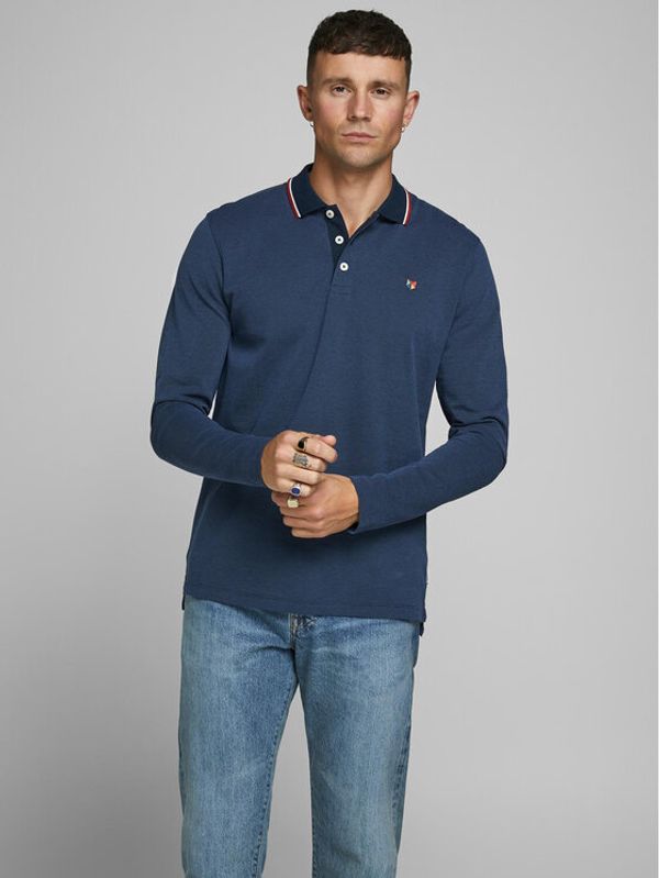 Jack&Jones Jack&Jones Polo majica 12174038 Mornarsko modra Regular Fit