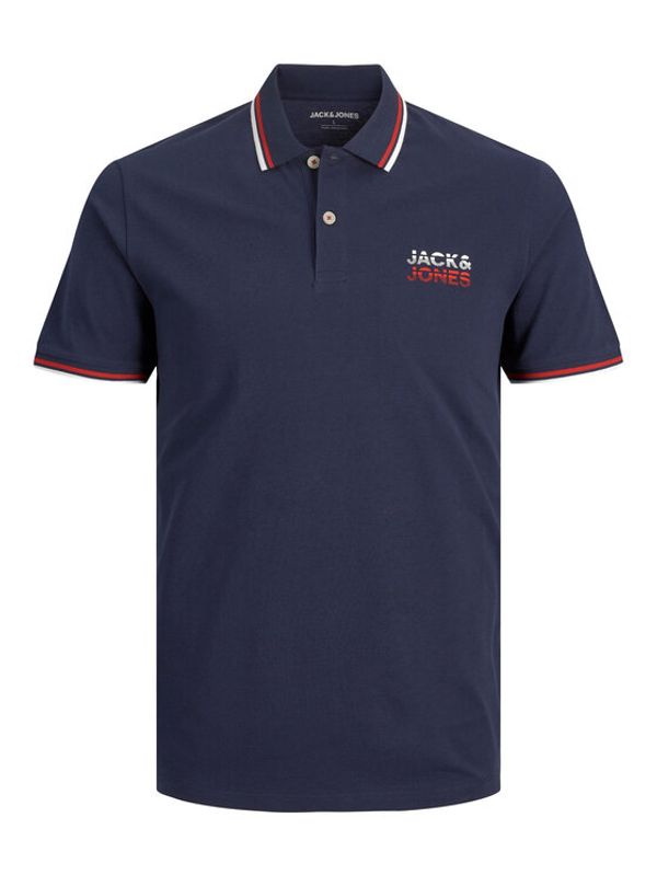 Jack&Jones Jack&Jones Polo majica Atlas 12221012 Mornarsko modra Regular Fit