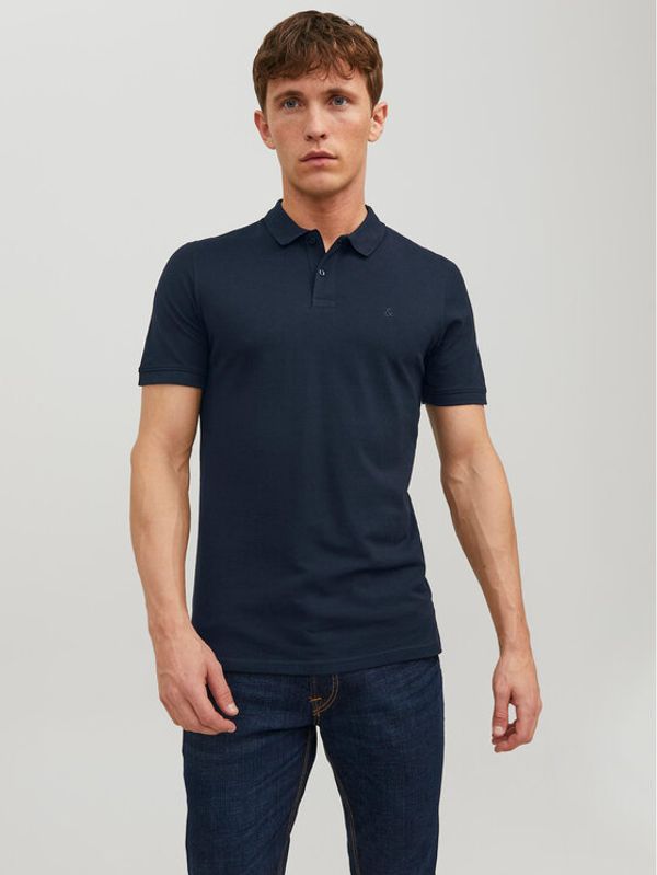 Jack&Jones Jack&Jones Polo majica Basic 12136516 Mornarsko modra Slim Fit