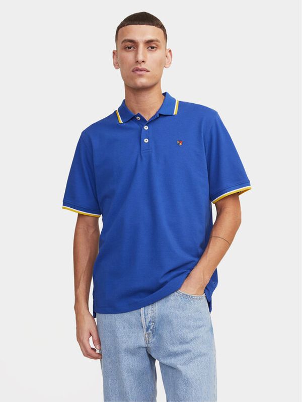 Jack&Jones Jack&Jones Polo majica Bluwin 12169064 Modra Regular Fit