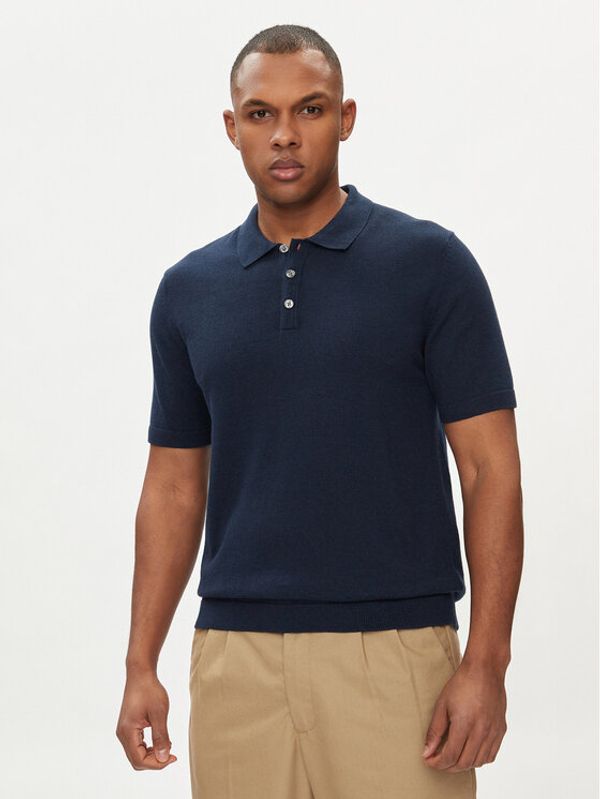 Jack&Jones Jack&Jones Polo majica Emil 12248819 Mornarsko modra Regular Fit