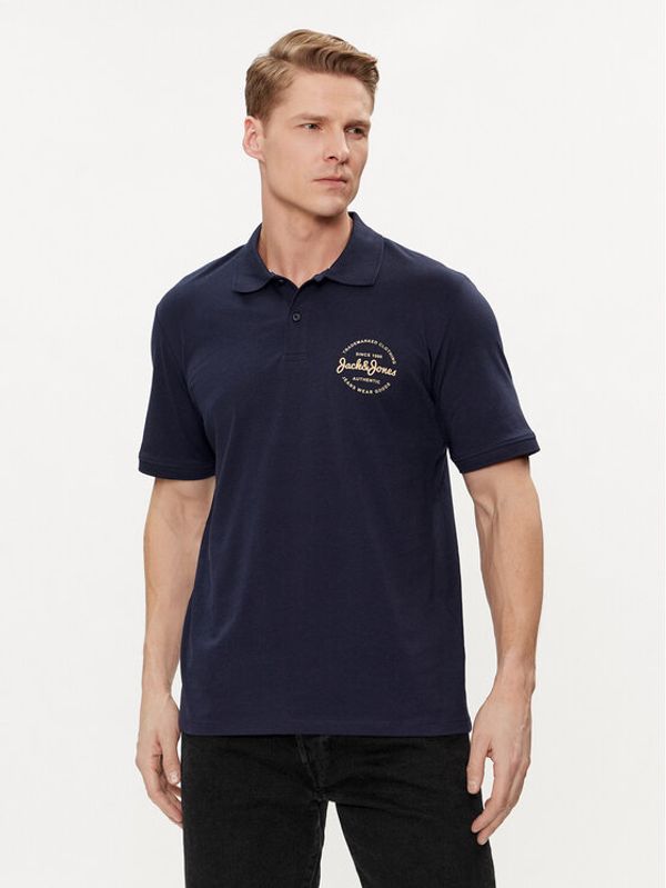 Jack&Jones Jack&Jones Polo majica Forest 12248621 Mornarsko modra Standard Fit