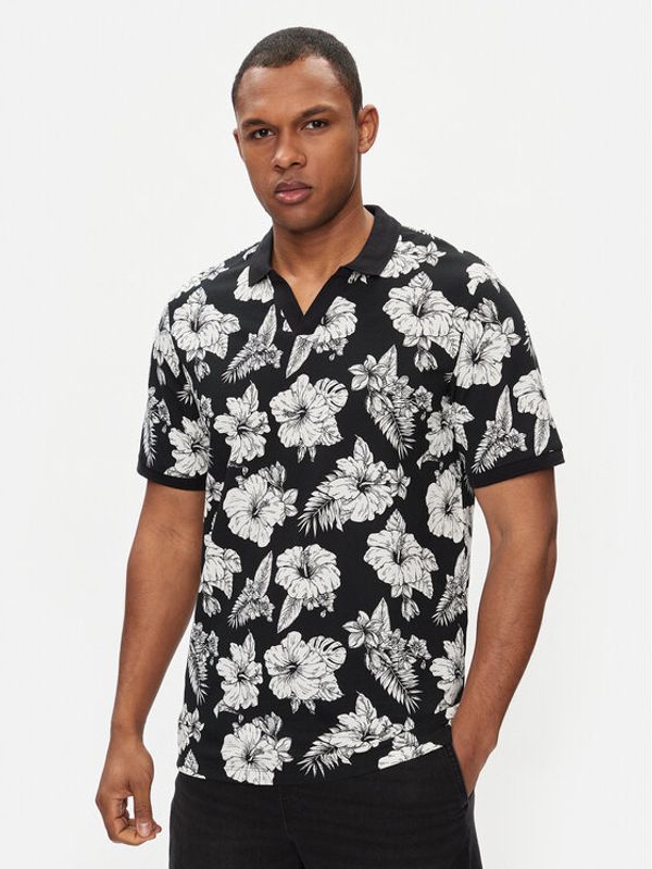 Jack&Jones Jack&Jones Polo majica Guru 12250733 Črna Standard Fit