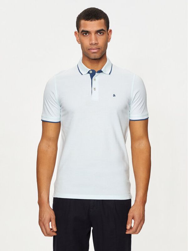 Jack&Jones Jack&Jones Polo majica Jjepaulos 12136668 Turkizna Slim Fit