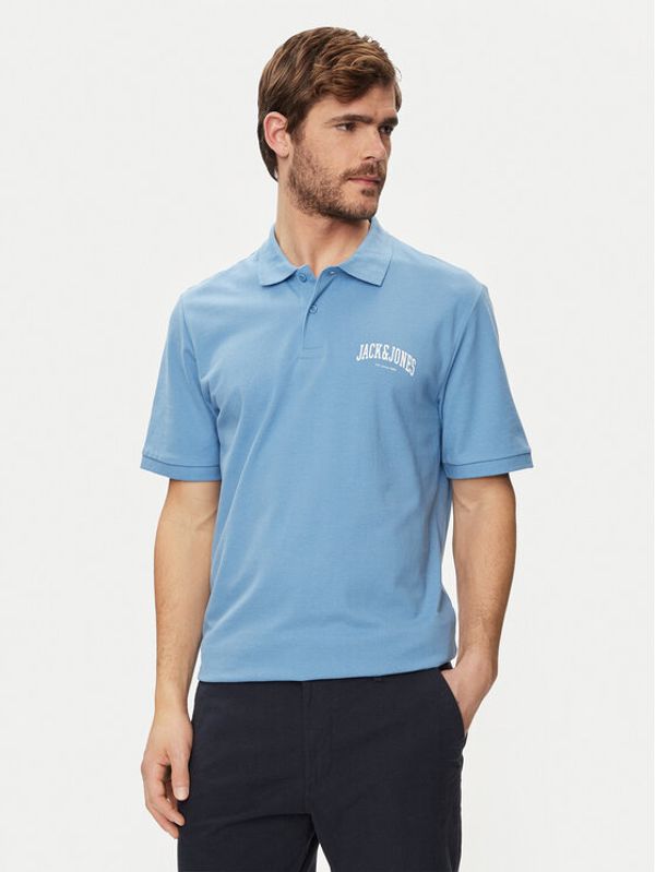 Jack&Jones Jack&Jones Polo majica Josh 12247387 Modra Standard Fit