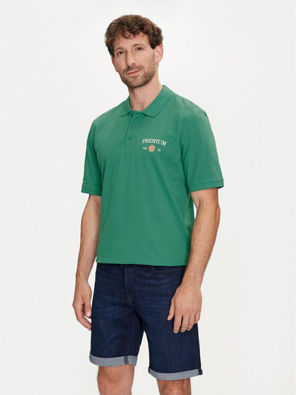 Jack&Jones Jack&Jones Polo majica Jprblaalfie 12259678 Zelena Regular Fit