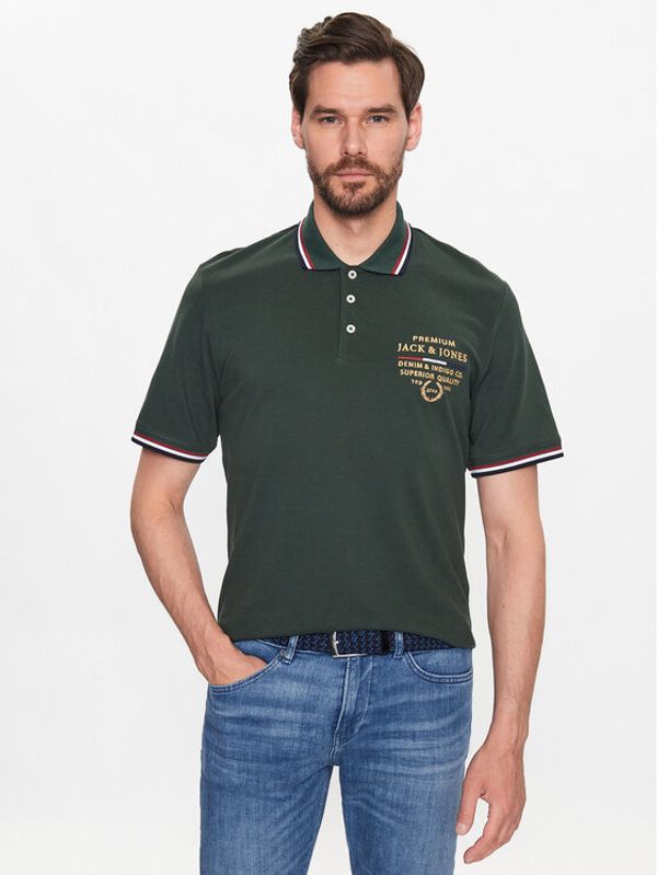 Jack&Jones Jack&Jones Polo majica Lucas 12236306 Zelena Regular Fit