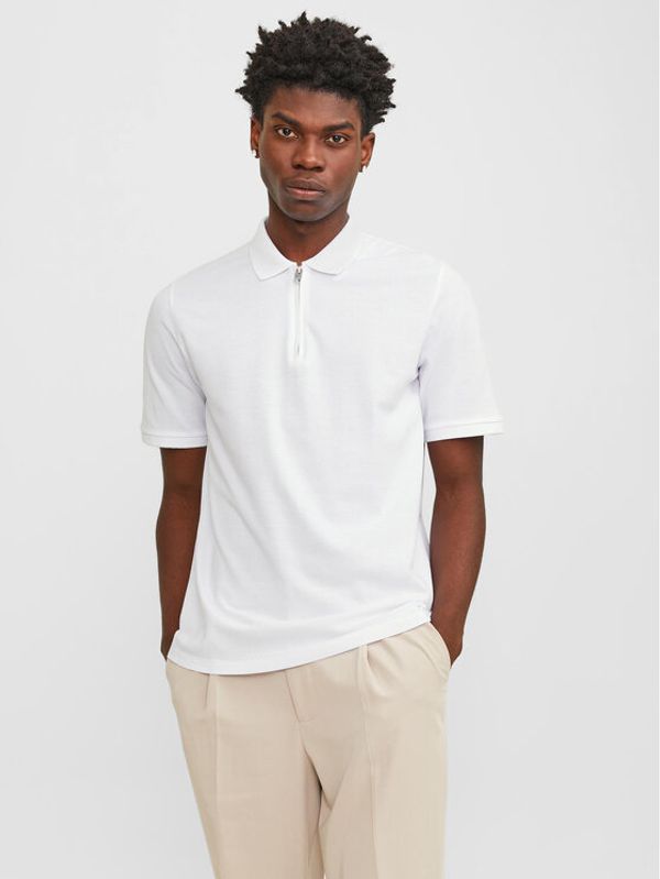 Jack&Jones Jack&Jones Polo majica Mac 12249324 Bela Standard Fit