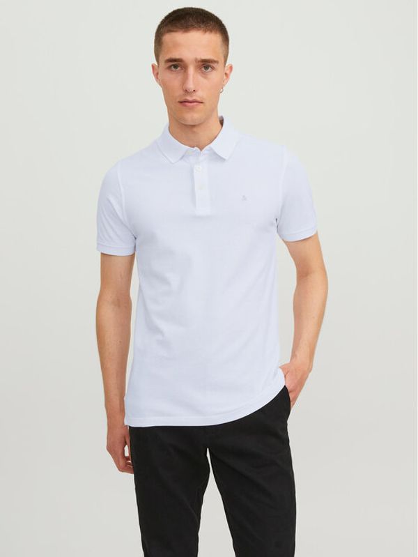 Jack&Jones Jack&Jones Polo majica Paulos 12136668 Bela Slim Fit