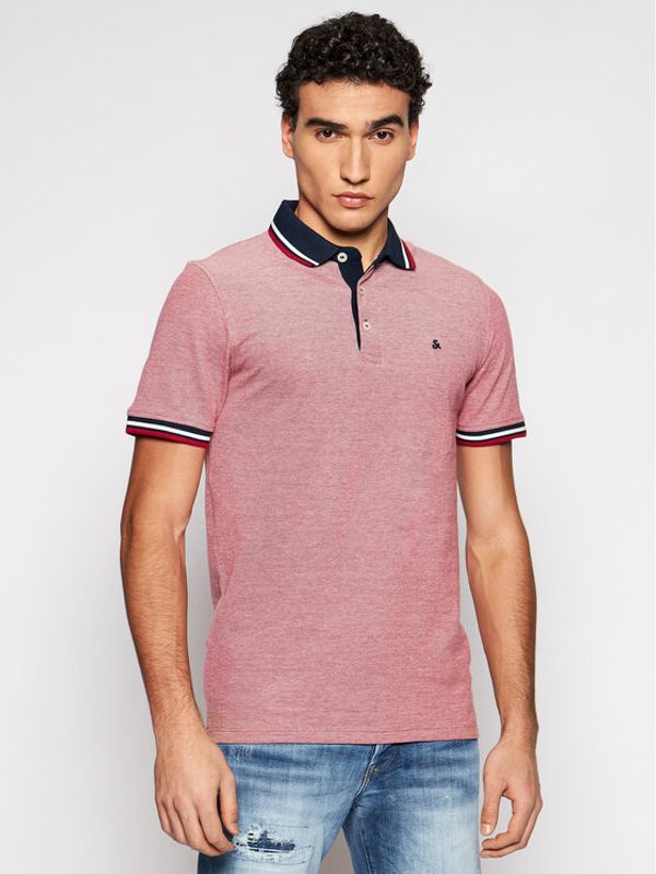 Jack&Jones Jack&Jones Polo majica Paulos 12136668 Rdeča Slim Fit