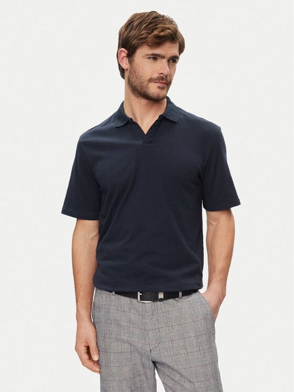 Jack&Jones Jack&Jones Polo majica Summer 12246712 Mornarsko modra Regular Fit