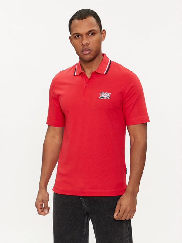 Jack&Jones Jack&Jones Polo majica Trevor 12228781 Rdeča Standard Fit