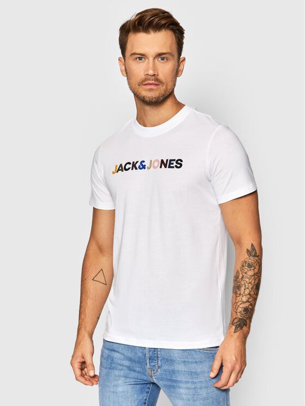 Jack&Jones PREMIUM Jack&Jones PREMIUM Majica Landon 12191308 Bela Regular Fit