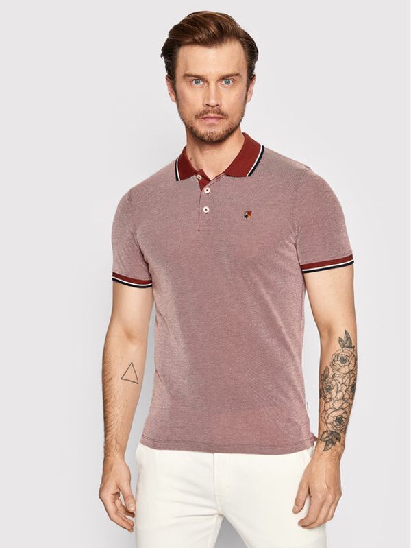 Jack&Jones PREMIUM Jack&Jones PREMIUM Polo majica Bluwin 12169064 Rdeča Regular Fit