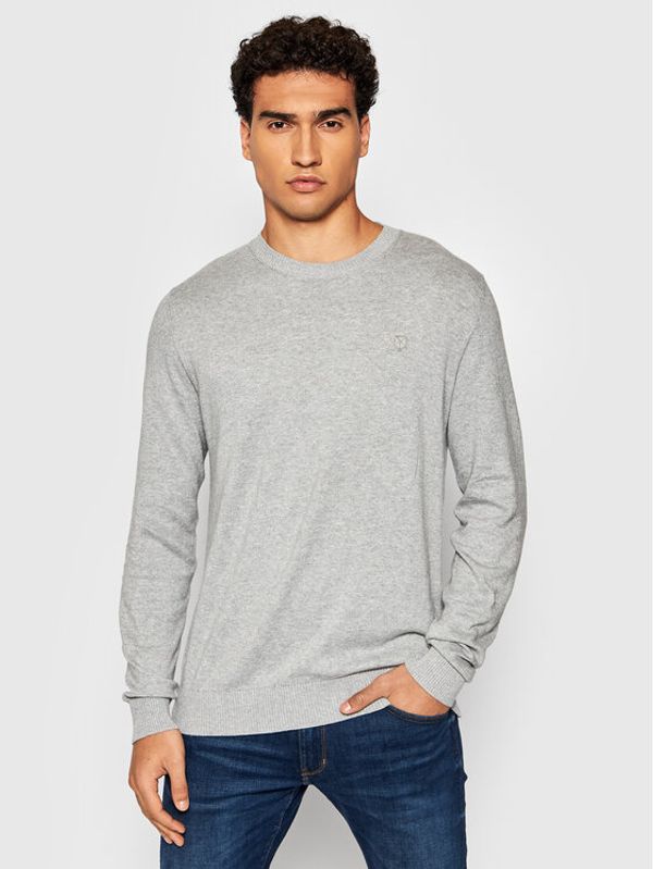 Jack&Jones PREMIUM Jack&Jones PREMIUM Pulover Bluray 12192311 Siva Regular Fit