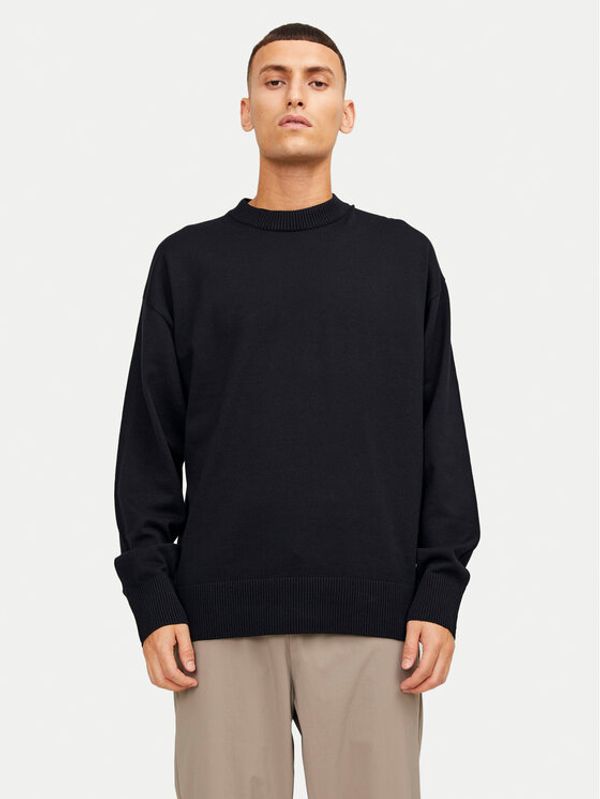 Jack&Jones Jack&Jones Pulover Collective 12251556 Črna Relaxed Fit