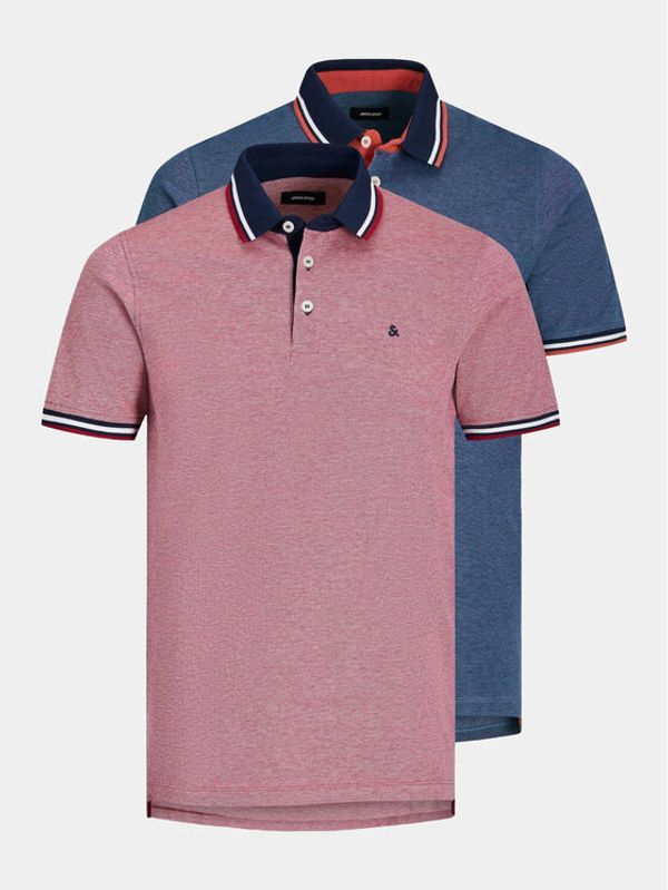 Jack&Jones Jack&Jones Set 2 polo majic Paulos 12191216 Pisana Slim Fit