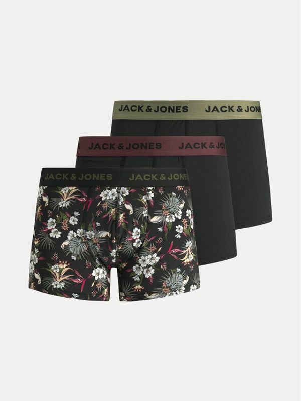 Jack&Jones Jack&Jones Set 3 parov boksaric Flower 12194284 Črna