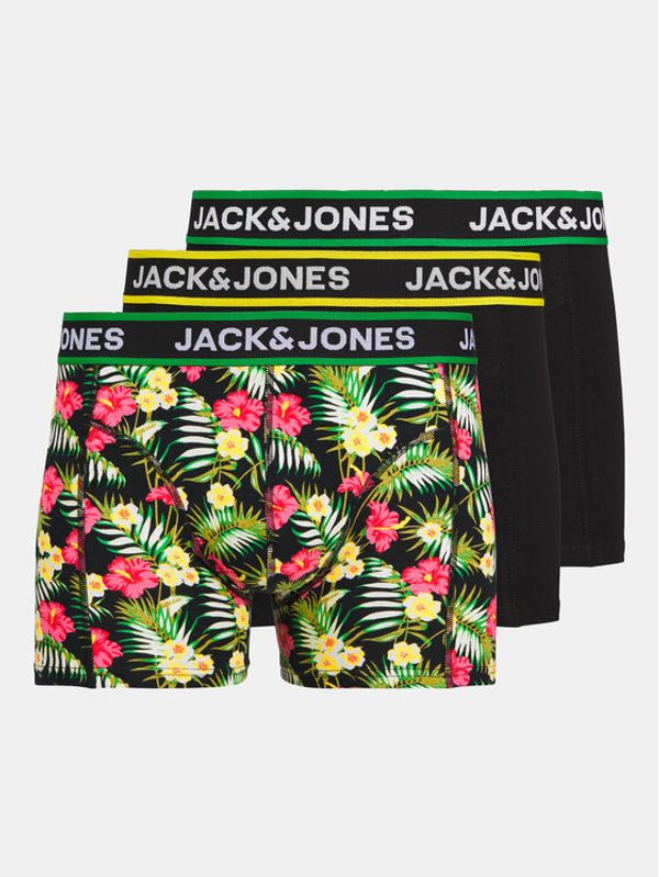 Jack&Jones Jack&Jones Set 3 parov boksaric Flowers 12250612 Črna