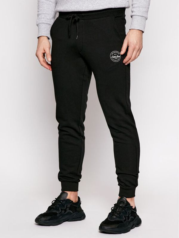 Jack&Jones Jack&Jones Spodnji del trenirke Gordon 12165322 Črna Regular Fit