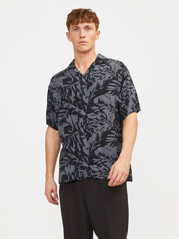 Jack&Jones Jack&Jones Srajca Monochrome Resort 12249210 Siva Relaxed Fit