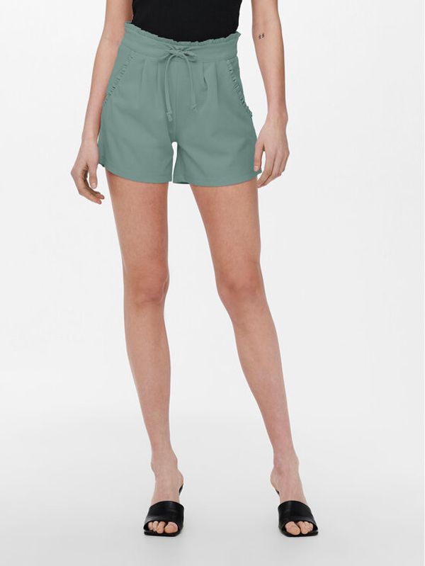 JDY JDY Kratke hlače iz tkanine New Catia 15200311 Zelena Regular Fit