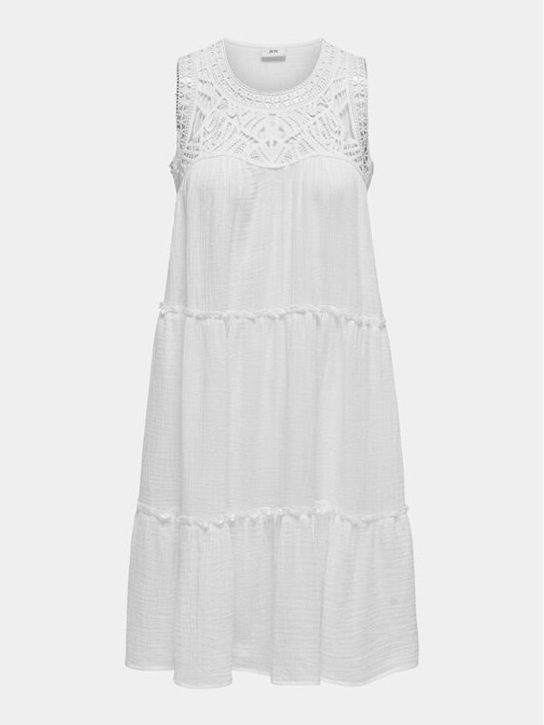 JDY JDY Poletna obleka Oda 15323448 Bela Regular Fit