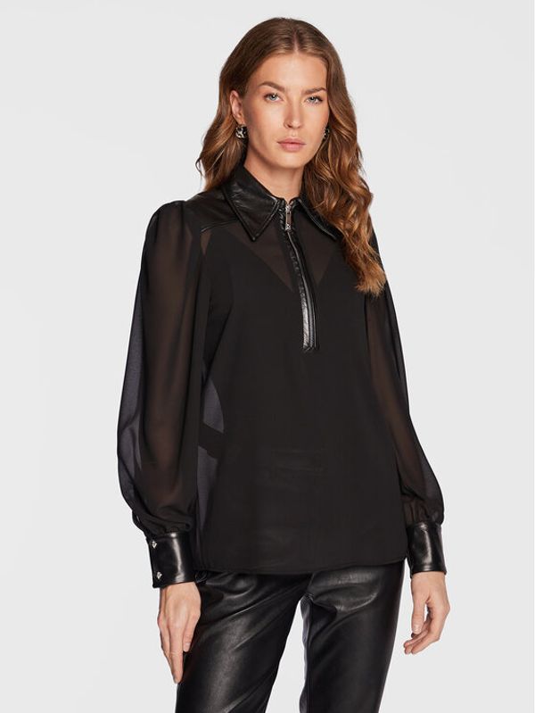 John Richmond John Richmond Bluza Camicia RWA22207CA Črna Regular Fit