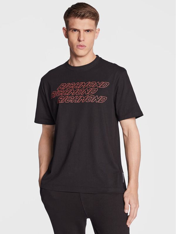 John Richmond John Richmond Majica UMP23018TS Črna Regular Fit