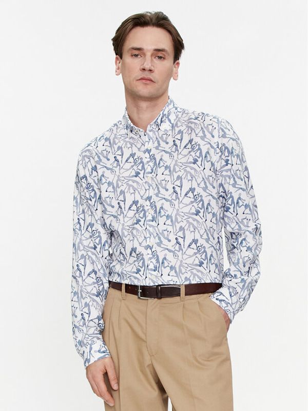 JOOP! Jeans JOOP! Jeans Srajca 15 Jjsh-113Heli2-W 30041341 Bela Regular Fit